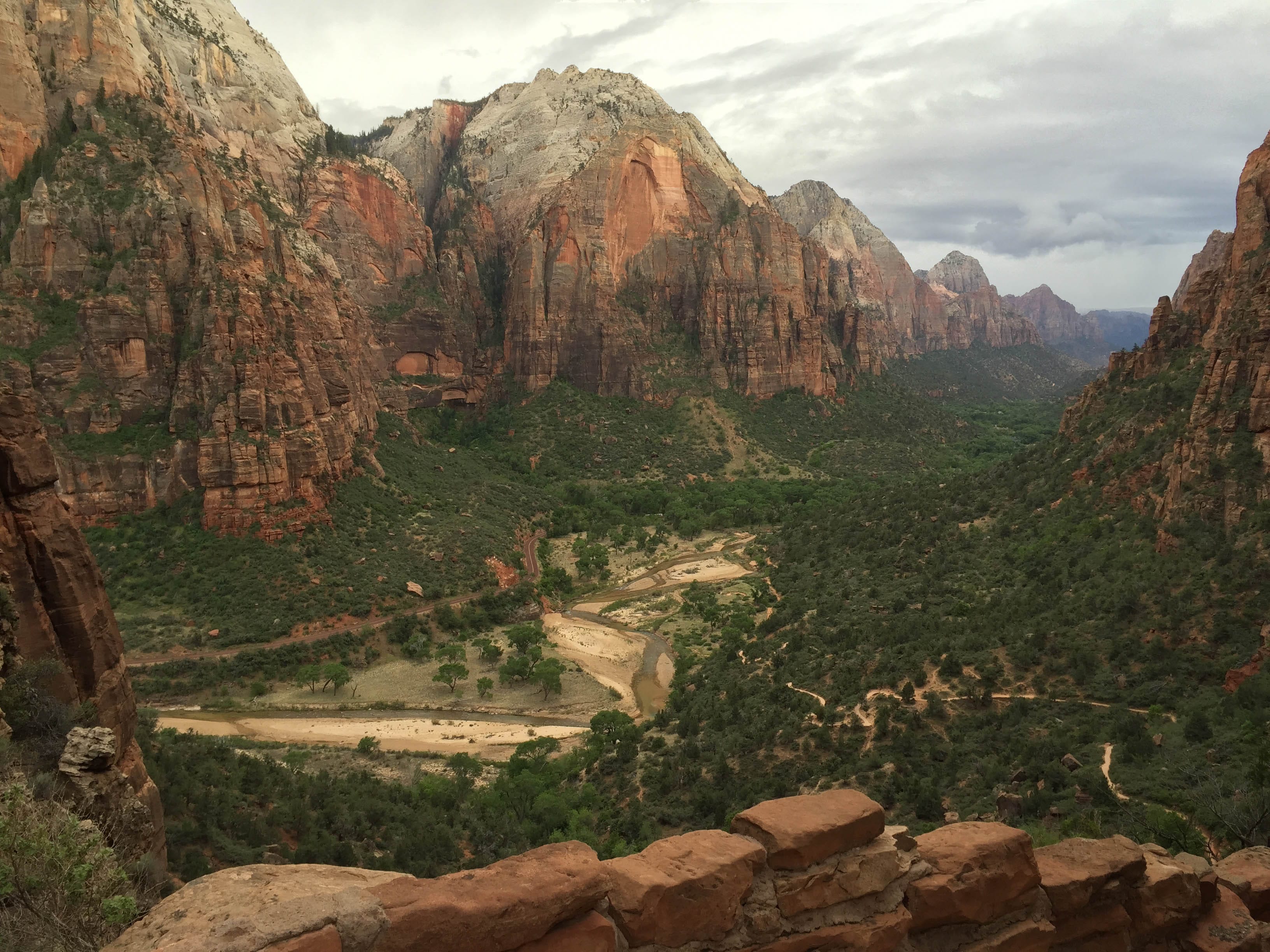 View from Angels Landing hike – Hillfamily dot net