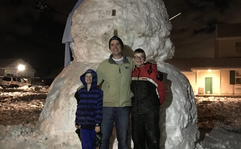 16-foot snowman